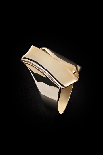 Δαχτυλίδι Κ14 Τσαλακωτό