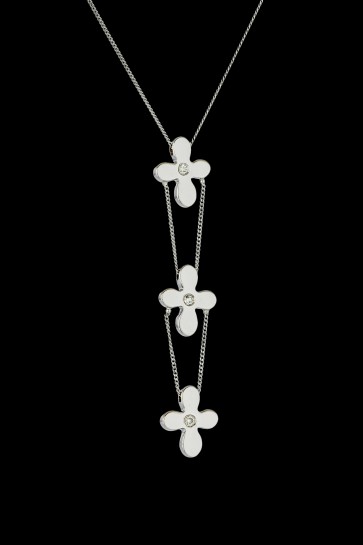 Μενταγιον Κ18 Τριπλος σταυρός