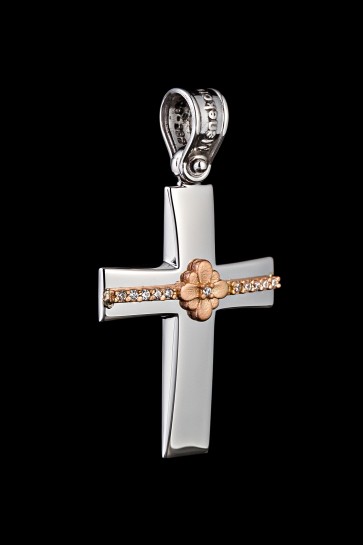 Σταυρός 14 καρατίων λουστρέ