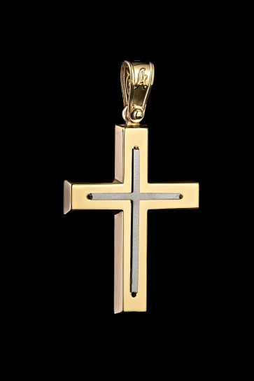 Σταυρός Κ14 κίτρινος χρυσός