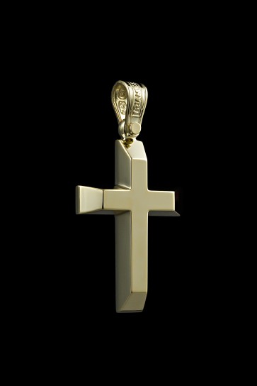 Σταυρός Κ14 κίτρινος χρυσός
