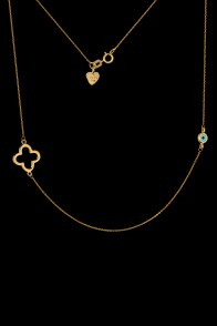 Κολιέ Κ14 Σταυρός-Μάτι