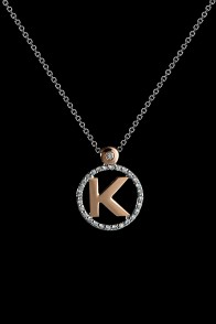 Μενταγιόν Κ18 μονόγραμμα 