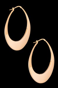 Σκουλαρίκια Κ14 Κρίκοι απο ρόζ χρυσό