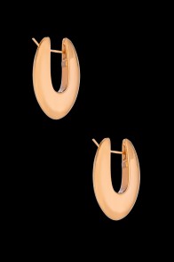 Σκουλαρίκια Κ14 Κρίκοι ρόζ χρυσός Λουστρε