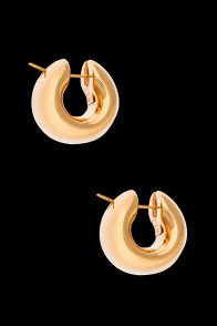 Σκουλαρίκια Κ14 Κρίκοι ρόζ χρυσός 