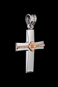 Σταυρός 14 καρατίων λουστρέ