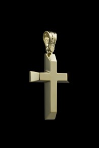 Σταυρός Κ14 κίτρινος χρυσός