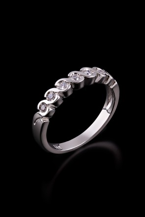 Δαχτυλίδι Κ18 σειρέ