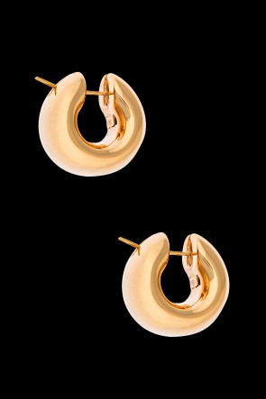 Σκουλαρίκια Κ14 Κρίκοι ρόζ χρυσός 