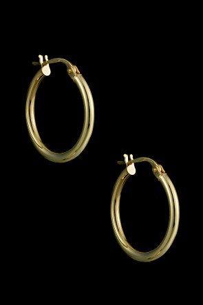 Σκουλαρίκια-κρίκοι Κ14 Λουστρέ 